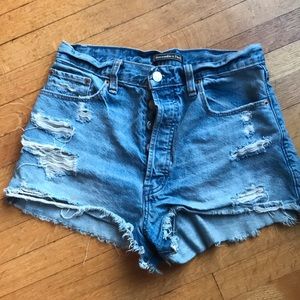 Abercrombie distressed shorts